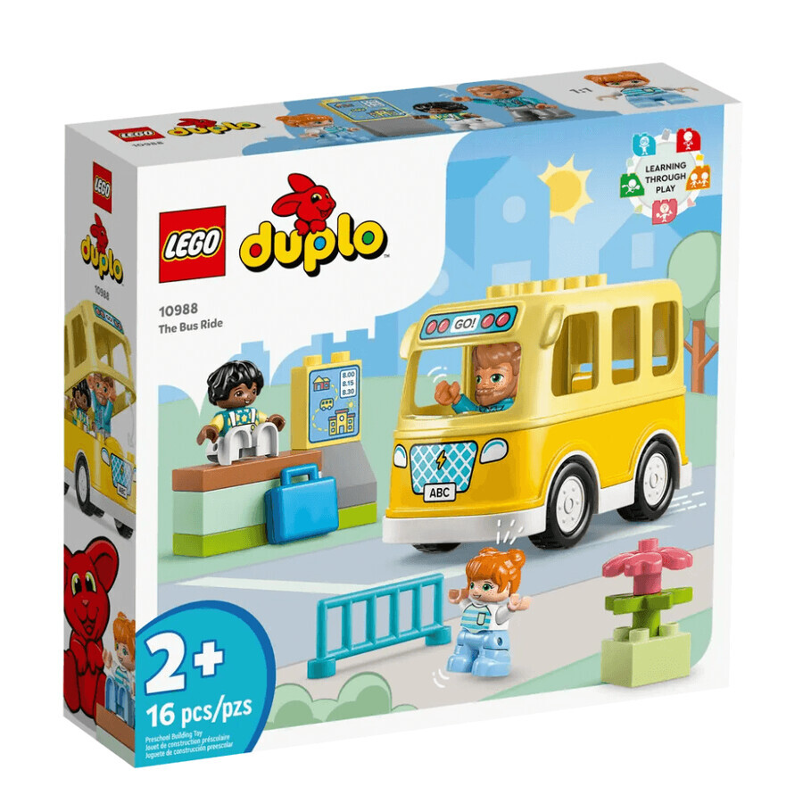 Lego Duplo Busrit, 2 jaar+, 10988, Lego