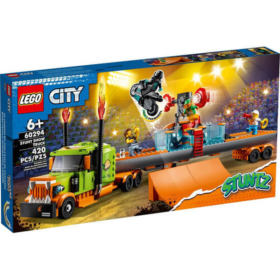 Lego City Stunt Truck, +6 ans, 60294, Lego