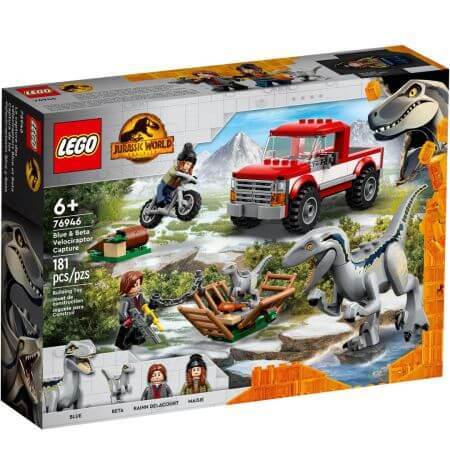 Capturez les Vélociraptors Bleu et Beta Lego Jurassic World, +6 ans, 76946, Lego