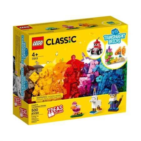 Briques transparentes Lego Classic creative, 4 ans et +, L11013, Lego