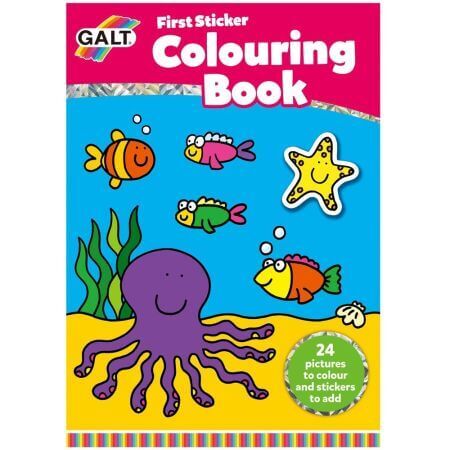 Livre de coloriage Early Activities avec autocollants, 1 pièce, Galt