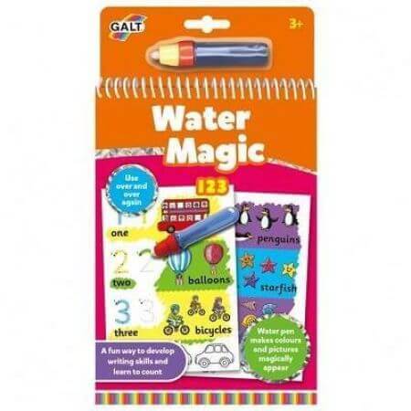 Carte de colorat Magic Water 123, Galt