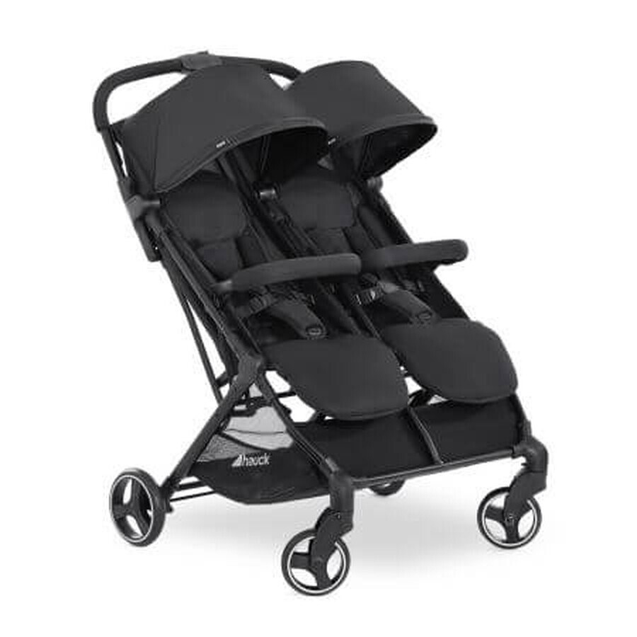 Passeggino gemellare Swift Duo, Nero, Hauck