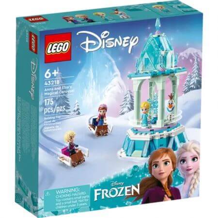 Anna en Elsa's Magische Draaimolen Lego Disney Prinses, +6 jaar, 43218, Lego