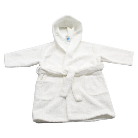 Premium badjas, 3-4 jaar, Wit, Baltic Bebe