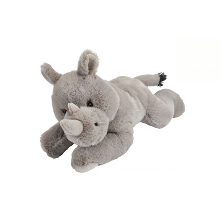 Ecokins pluche knuffel, 30 cm, Neushoorn, Wilde Republiek