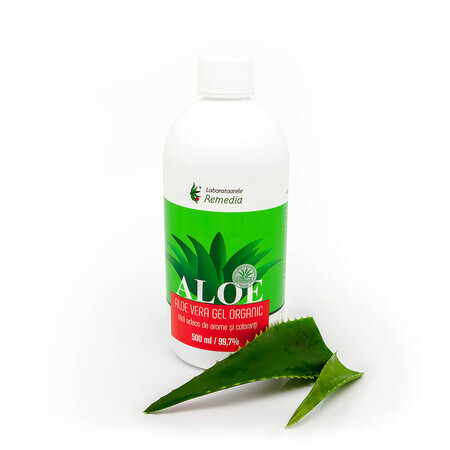 Gel naturale di aloe vera, 500 ml, Remedia