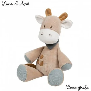 Pluszowa zabawka Żyrafa Luna, 30 cm, 0 miesięcy+, Nattou