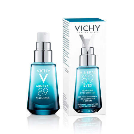 Vichy Minéral 89 - Gel Occhi Fortificante e Idratante, 15ml