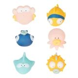 Rigolo Splash bath toys, 6 pieces, Badabulle