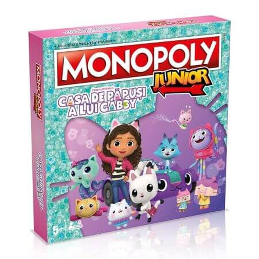 Monopoly junior Gabby's Poppenhuis, 5 jaar +, Winnende zetten