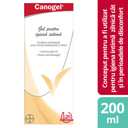 Canogel, 200 ml, gel per l'igiene intima, Bayer