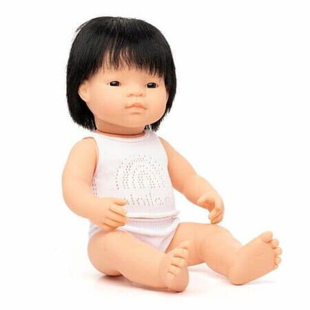 Baby Asian Boy Puppe, 38 cm, Miniland