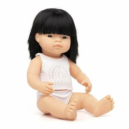 Poupée Baby Asian Girl, 38 cm, Miniland