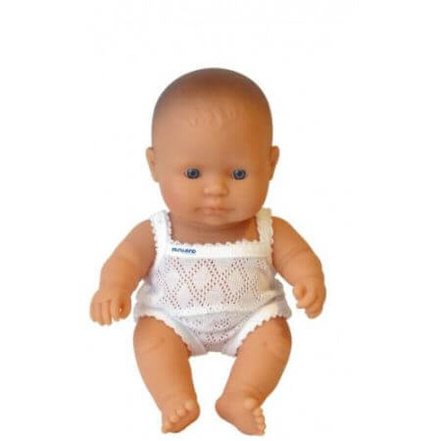 Europese baby jongen pop, 21cm, Miniland