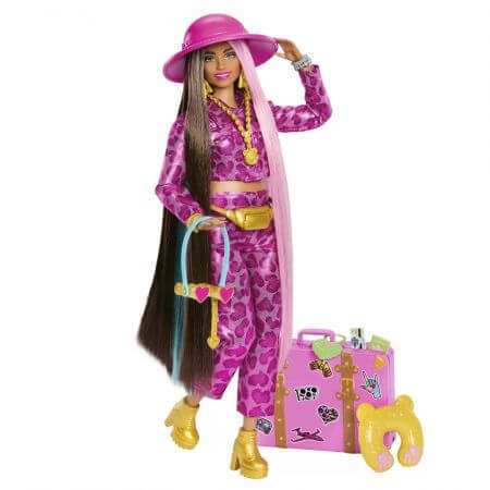 Barbie pop Extra Vlieg In Safari, 1 stuk, Barbie