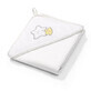 Witte handdoek met kap, 100x100 cm, 142/07, Babyono