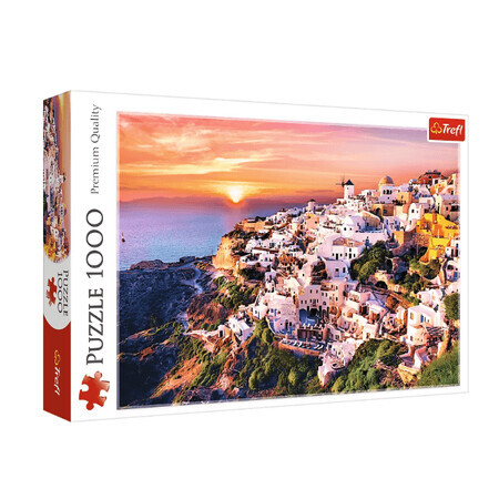 Zonsondergang in Santorini puzzel, 1000 stukjes, Trefl