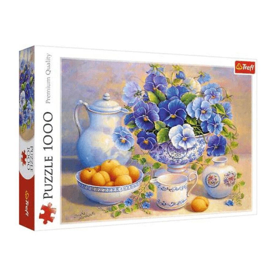 Puzzle con bouquet blu, 1000 pezzi, Trefl