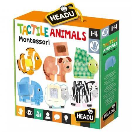 Puzzel met sensorische dieren, Headu