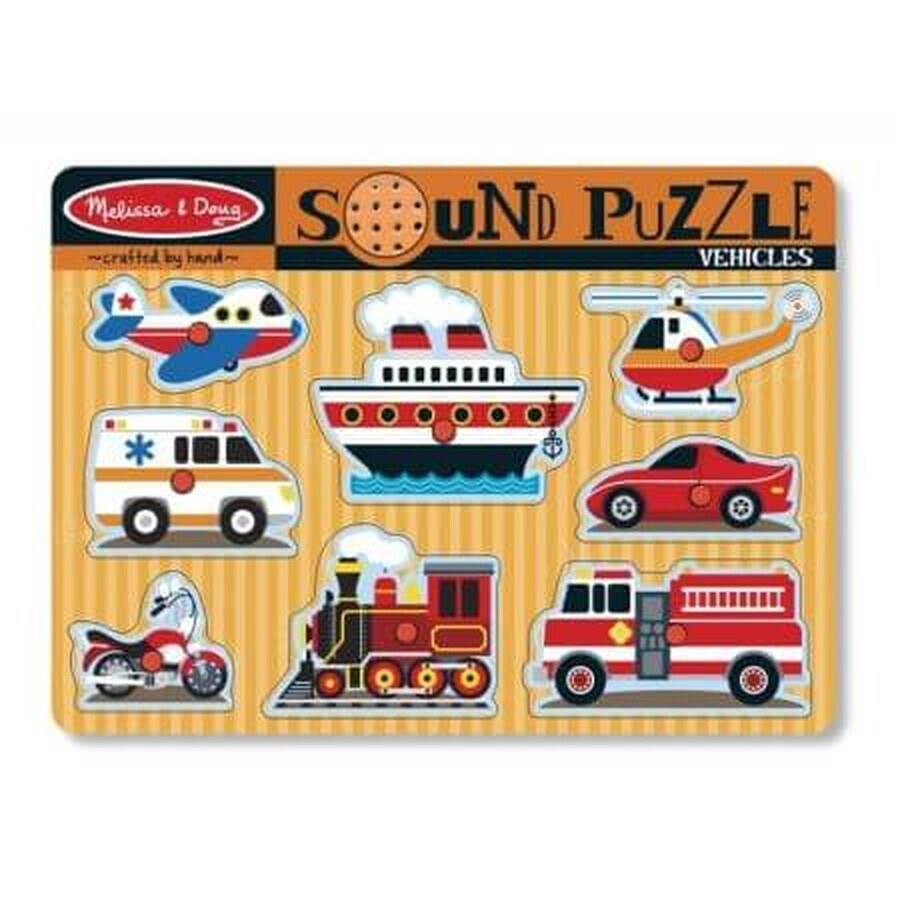 Fahrzeuggeräusche-Puzzle, Melissa und Doug