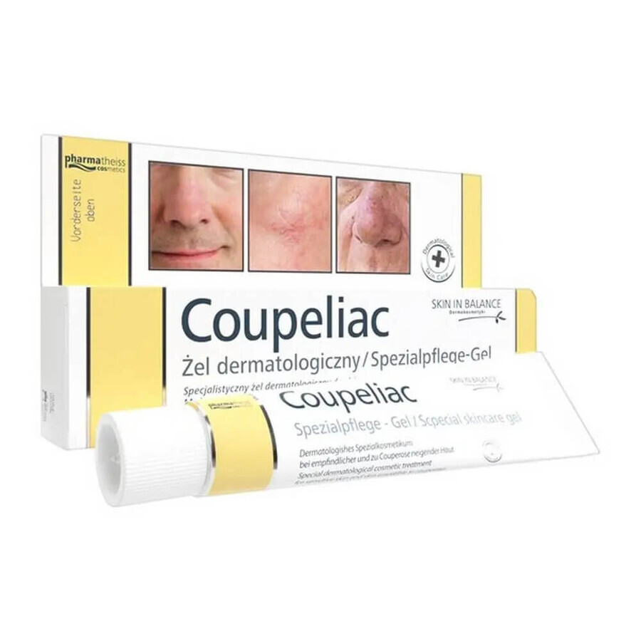 Gel voor de gevoelige en verstopte huid Coupeliac, 20 ml, Pharmatheiss Cosmetics