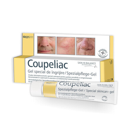 Gel voor de gevoelige en verstopte huid Coupeliac, 20 ml, Pharmatheiss Cosmetics