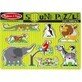 Houten puzzel met geluiden Dierentuindieren, +2 jaar, Melissa&amp;amp;Doug