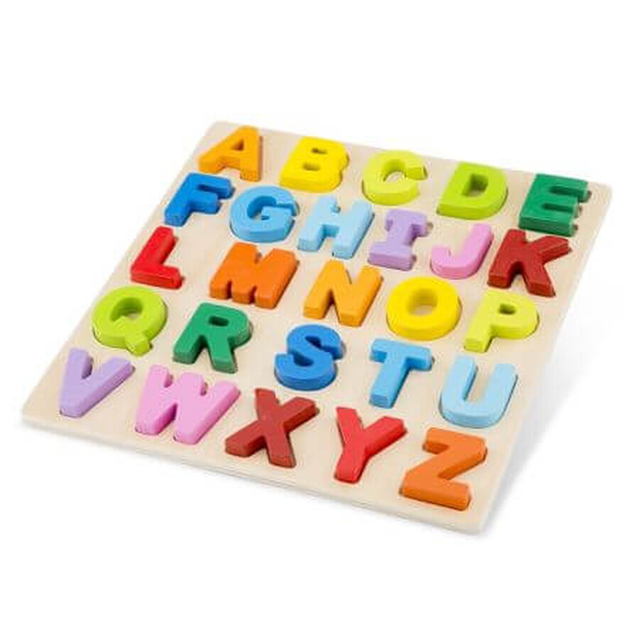 Puzzle en bois, Alphabet, +24 mois, New Classic Toys