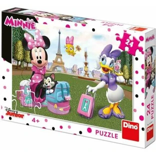Puzzel Minnie en Daisy, 4-6 jaar, 24 stukjes, Dino Toys