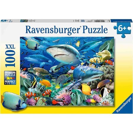 Haie-Puzzle, ab 6 Jahren, 100 Teile, Ravensburger