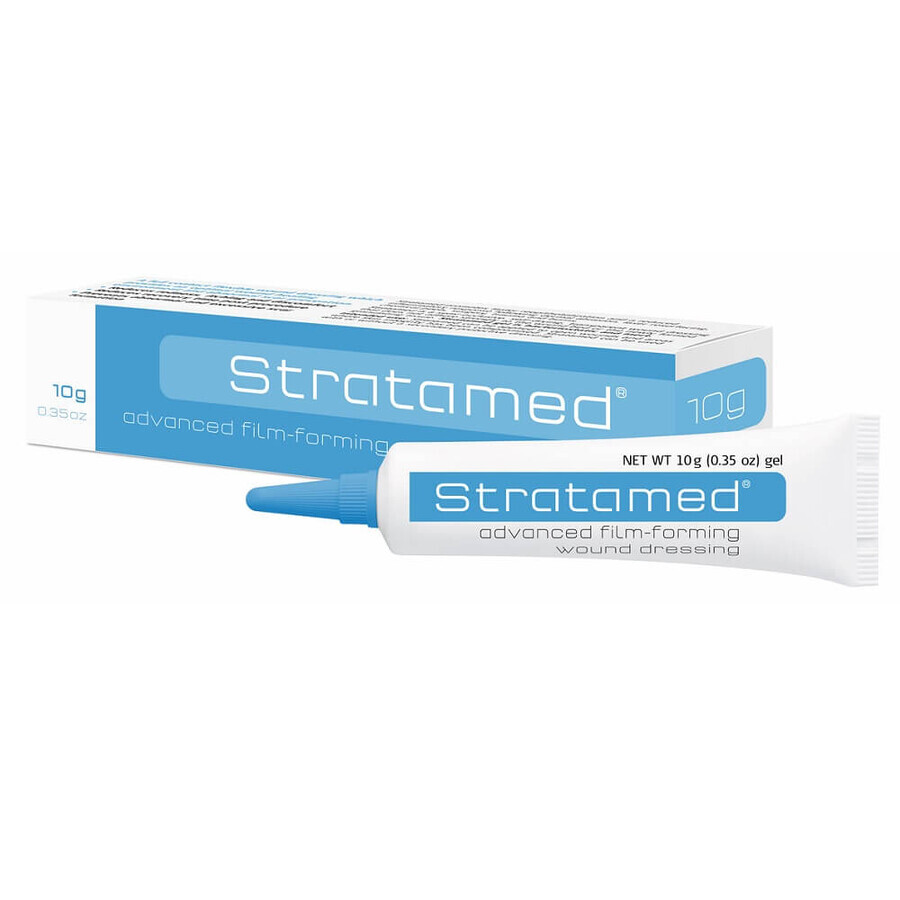 Gel pentru tratamentul plăgilor și profilaxia cicatricilor Stratamed, 10 g, Synerga Pharmaceuticals