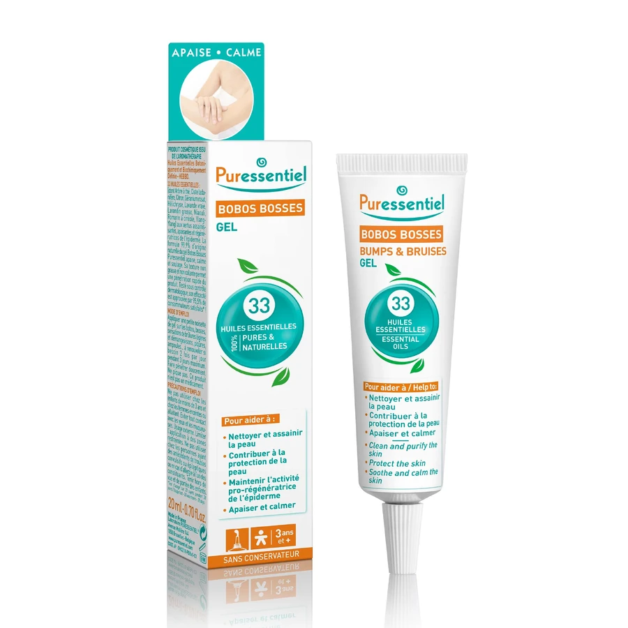 Zwelling- en kneuzinggel met 33 essentiële oliën, 20 ml, Puressentiel