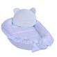 Katoenen babynest met kussen, blauw, E-Kids