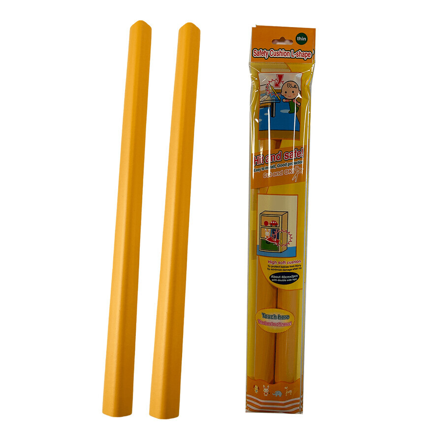 Bande de mousse pour la protection des meubles, 40 cm, 2 pièces, Jaune, Car Boy