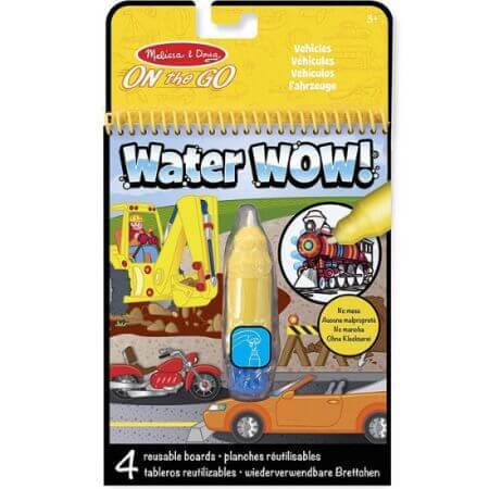 Libro magico da colorare ad acqua Veicoli, +3 anni, Melissa&Doug