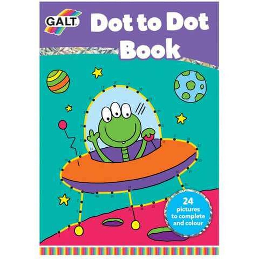 Livret de coloriage Dot to dot, +3 ans, Galt