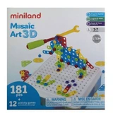 Building game, Mosaic Art 3D, +3 years, Miniland