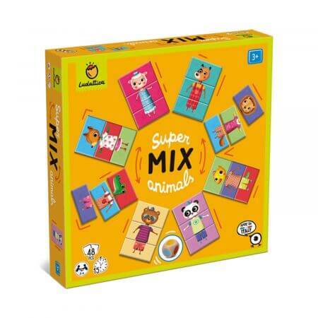 Bordspel Super Mix Dieren, + 3 jaar, Ludattica