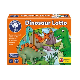 Educational game Dinosaur Lotto, +3 years, Orchard