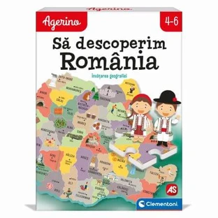Educational game Let's discover Romania Agerino, 4 years+, Clementoni