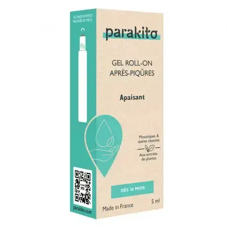 Gel à bille pour apaiser les piqûres de moustiques et d'autres insectes, 5 ml, Para Kito