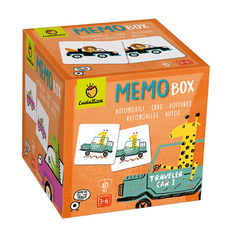 Macchine da gioco, Memo Box, +3 anni, Ludattica