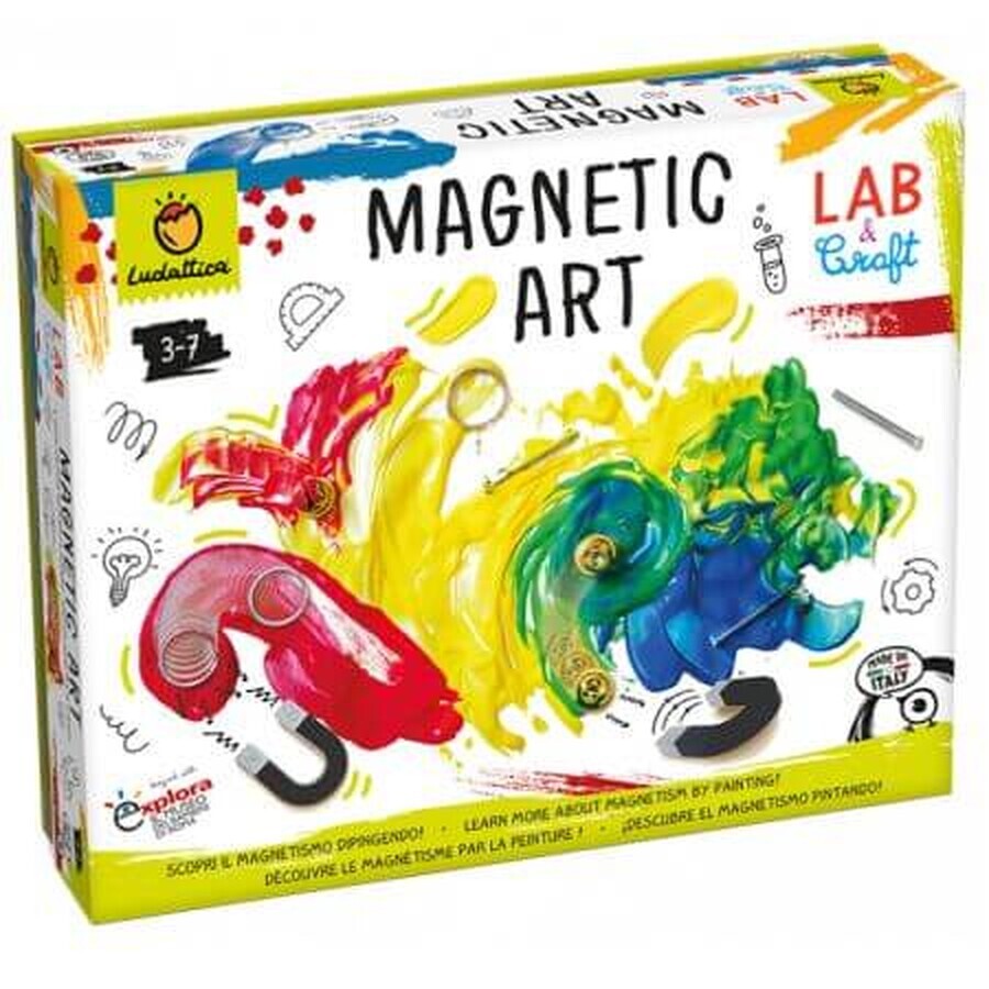 Jeu de vapeur Art avec aimants, 3-7 ans, Ludattica