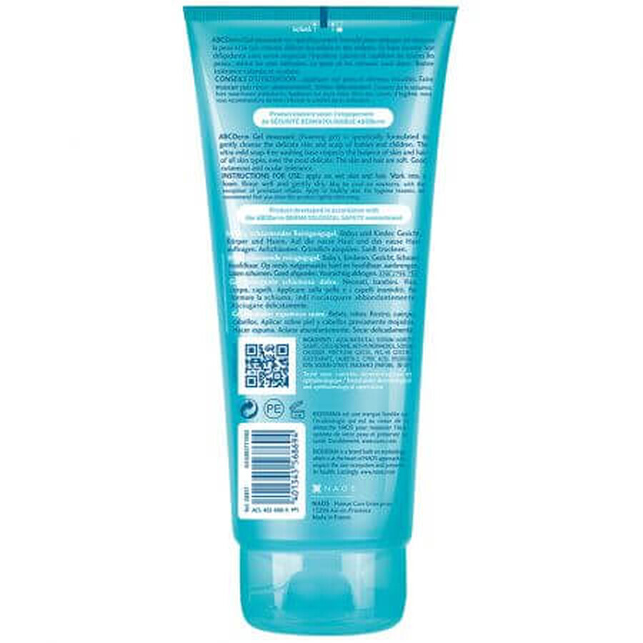 Gel schiumogeno ABCDerm, 200 ml, Bioderma