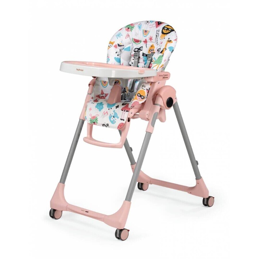 Prima Pappa Zero Follow Me 2 in 1 Hochstuhl, Super Girl, Peg Perego