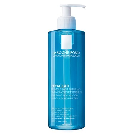 La Roche-Posay Effaclar 400 ml foaming cleansing gel for oily, acne-prone skin