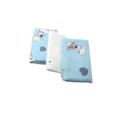 Finet diaper, Blue/Alb, 70x80 cm, 3 pcs, Balbit Baby