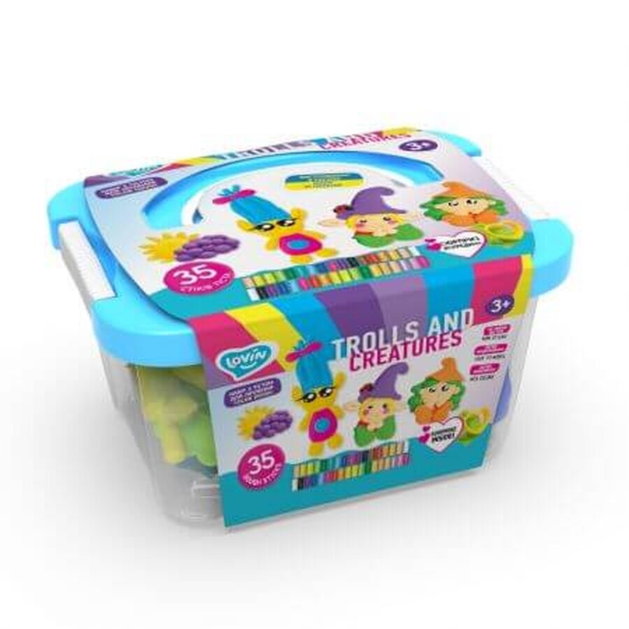 Set de pâte à modeler Lovin'Do Trolls et Créatures, Okto