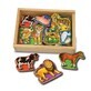 Houten dieren met magneet, 3 jaar+, Melissa&amp;amp;Doug